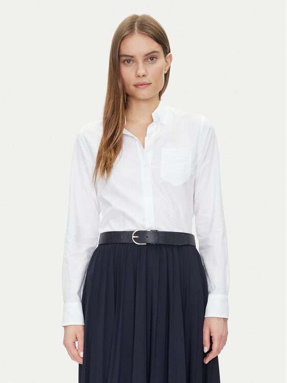 Gap Риза 886912-02 Бял Regular Fit за Жени цена