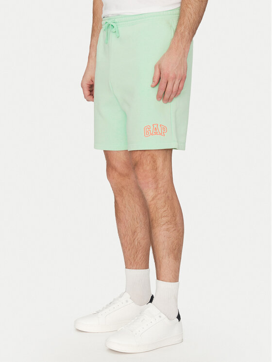Gap Спортни шорти 703989-01 Зелен Regular Fit за Мъже цена