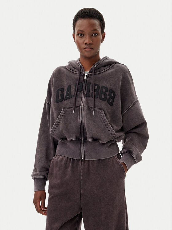 Gap Суитшърт 714577-02 Кафяв Oversize за Жени цена