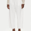 Gap Текстилни панталони 713952-00 Бял Regular Fit за Жени цена