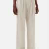 Gap Текстилни панталони 713998-03 Бежов Wide Leg за Жени цена