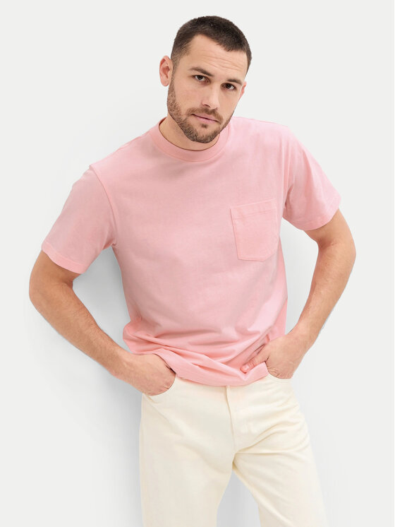 Gap Тишърт 627101-01 Розов Regular Fit за Мъже цена
