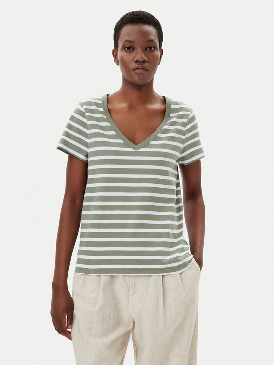 Gap Тишърт 721625-01 Зелен Regular Fit за Жени цена