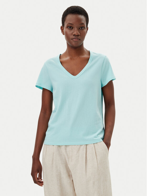 Gap Тишърт 723631-06 Зелен Regular Fit за Жени цена