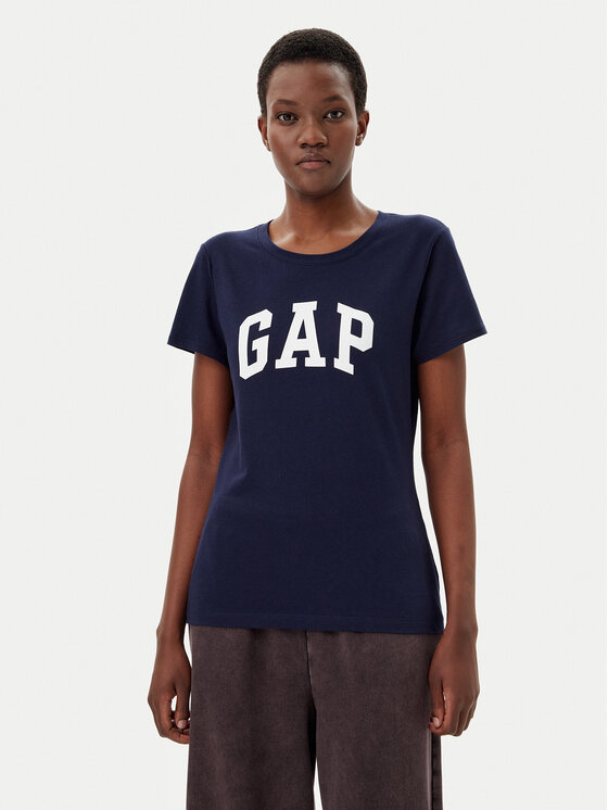 Gap Тишърт 729555-00 Тъмносин Regular Fit за Жени цена