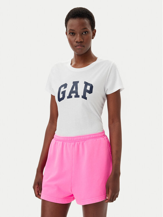 Gap Тишърт 729555-12 Бял Regular Fit за Жени цена