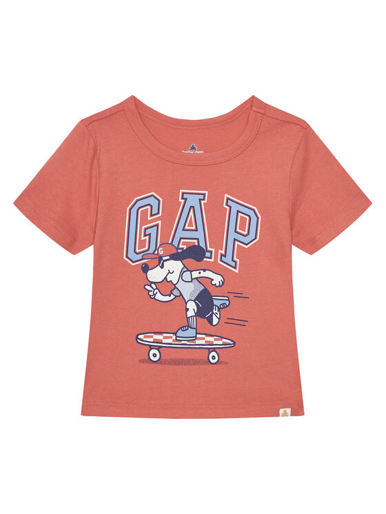 Gap Тишърт 738060-00 Коралов Regular Fit за Момчета цена