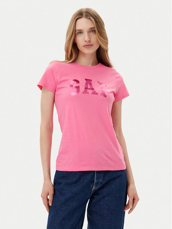 Gap Тишърт 776775-04 Розов Regular Fit за Жени цена