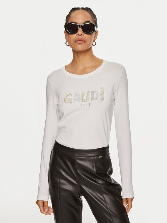 Gaudi Блуза 421BD64035 Бял Regular Fit за Жени цена