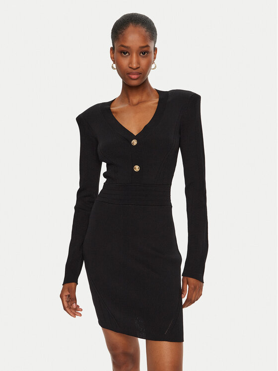 Gaudi Плетена рокля 421FD13006 Черен Slim Fit за Жени цена