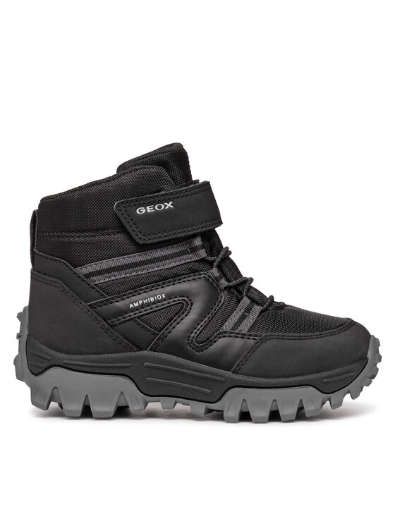 Geox Ботуши J Himalaya Boy B Abx J46FRD 050FU C9999 D Черен за Момчета цена