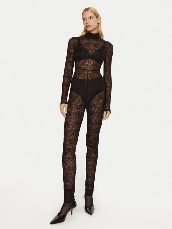 Gestuz Гащеризон Laila 10909442 Черен Slim Fit за Жени цена