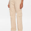 Gina Tricot Дънки Cargo 18418 Бежов Regular Fit за Жени цена