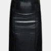 Gina Tricot Рокля от имитация на кожа 21690 Черен Slim Fit за Жени цена