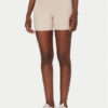 Girlfriend Collective Спортни шорти Rib Run 4041 Бежов Slim Fit за Жени цена