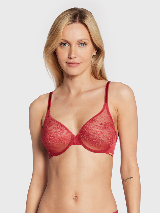 Gossard Сутиен с банели Lace Sheer 13001 Розов за Жени цена