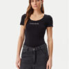 Guess Jeans Боди W5GP25 J1314 Черен Slim Fit за Жени цена