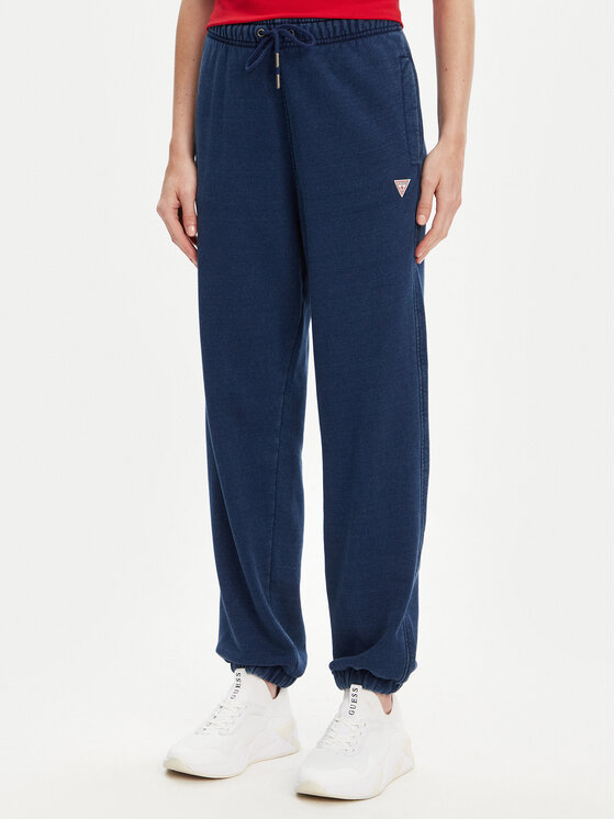 Guess Jeans Долнище анцуг W5YB65 KCXQ1 Тъмносин Regular Fit за Жени цена