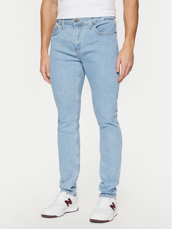 Guess Jeans Дънки M4YA0F D5DM1 Син Slim Fit за Мъже цена