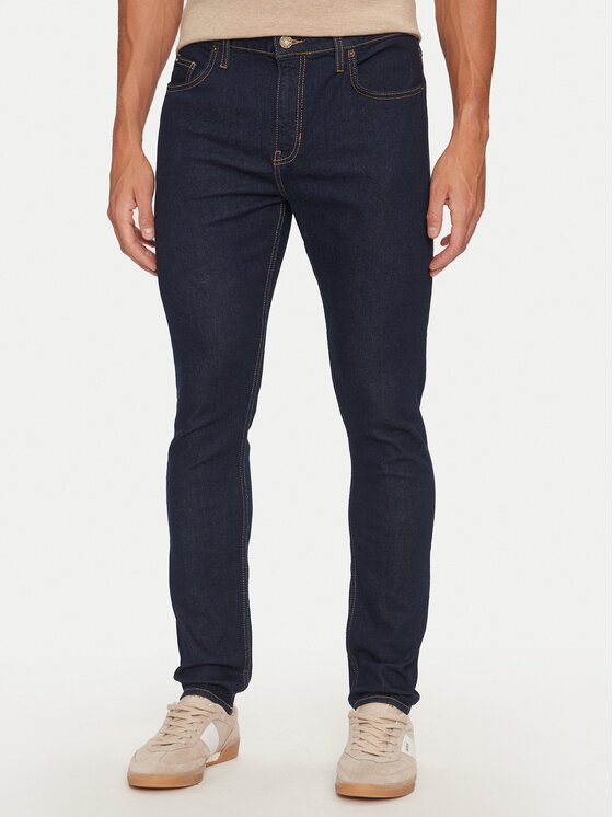 Guess Jeans Дънки M4YA0F D5DM5 Тъмносин Skinny Fit за Мъже цена