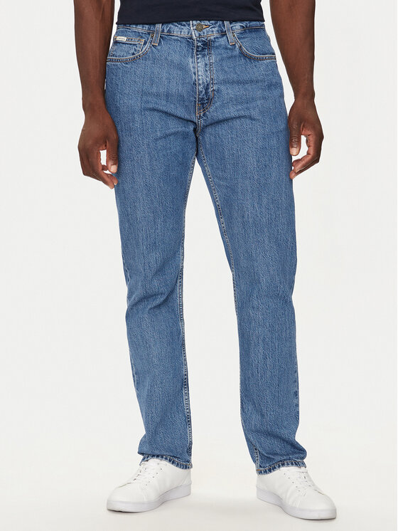 Guess Jeans Дънки M4YA1B D5DO2 Син Regular Fit за Мъже цена