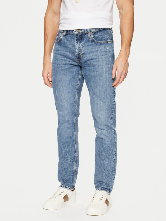 Guess Jeans Дънки M5RA1C D5M52 Син Slim Fit за Мъже цена