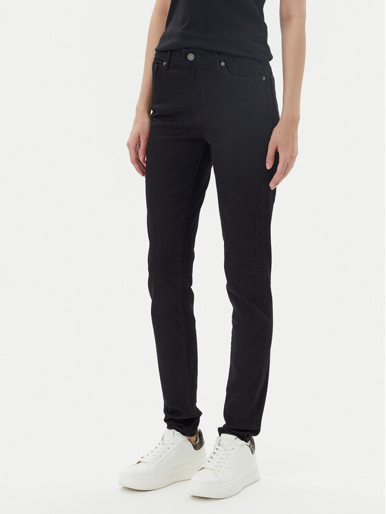 Guess Jeans Дънки W4YA92 D5DL1 Черен Skinny Fit за Жени цена