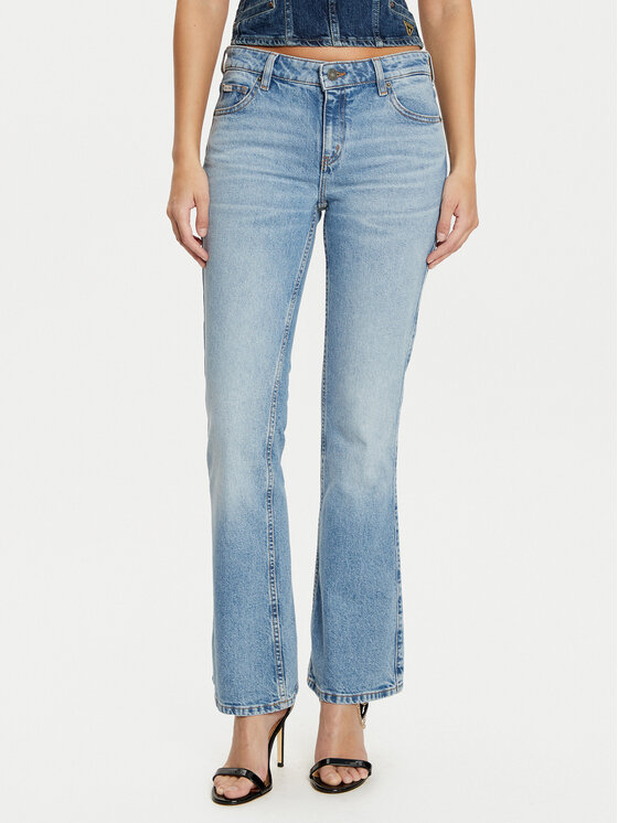 Guess Jeans Дънки W5RA1SD5M4A Син Regular Fit за Жени цена