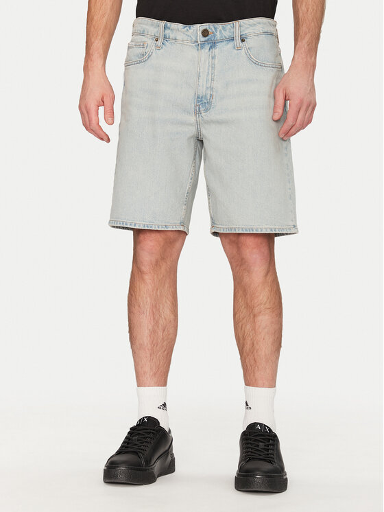 Guess Jeans Дънкови шорти M4YD37 D5M51 Син Regular Fit за Мъже цена