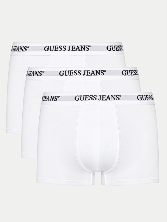 Guess Jeans Комплект 3 чифта боксерки M4BZ48 K6YW1 Бял за Мъже цена