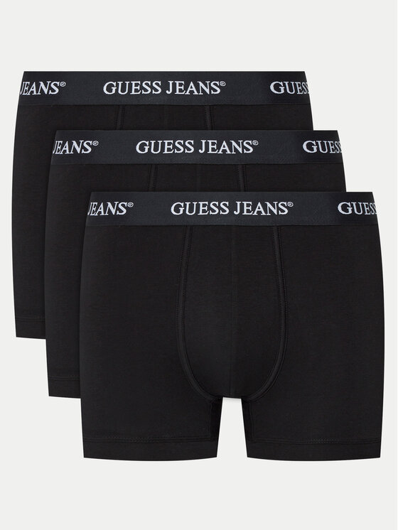 Guess Jeans Комплект 3 чифта боксерки M4BZ48 K6YW1 Черен за Мъже цена