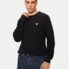 Guess Jeans Пуловер M4BR30 Z3HM1 Черен Regular Fit за Мъже цена