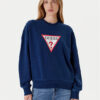 Guess Jeans Суитшърт W5YQ12 KCXQ1 Тъмносин Oversize за Жени цена