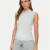 Guess Jeans Тениска с яка и копчета W5GP24 KCYR1 Син Regular Fit за Жени цена