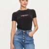 Guess Jeans Тишърт W4YI03 J1314 Черен Slim Fit за Жени цена
