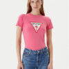 Guess Jeans Тишърт W4YI04 J1314 Розов Slim Fit за Жени цена