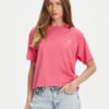 Guess Jeans Тишърт W4YI05 K8HM0 Розов Boxy Fit за Жени цена