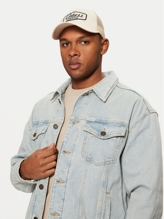 Guess Jeans Шапка с козирка M5RZ17 WF8V1 Екрю за Мъже цена
