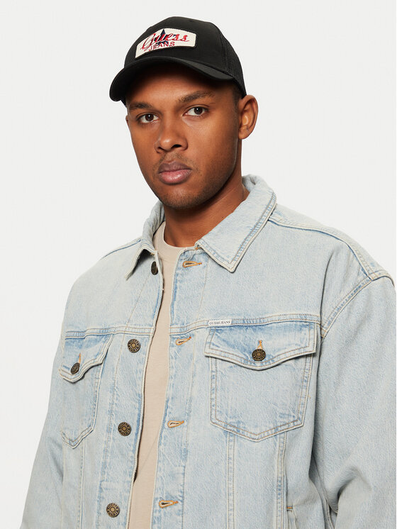 Guess Jeans Шапка с козирка M5RZ17 WF8V1 Черен за Мъже цена