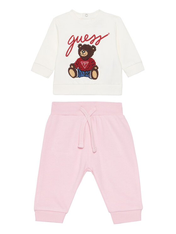 Guess Анцуг H5YI00 KAX74 Бял Regular Fit за Момичета цена