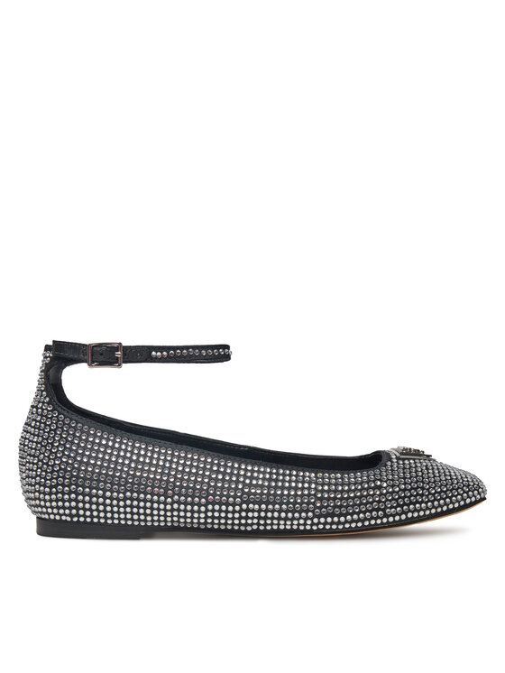 Guess Балеринки FLPLVS SAT02 Черен за Жени цена