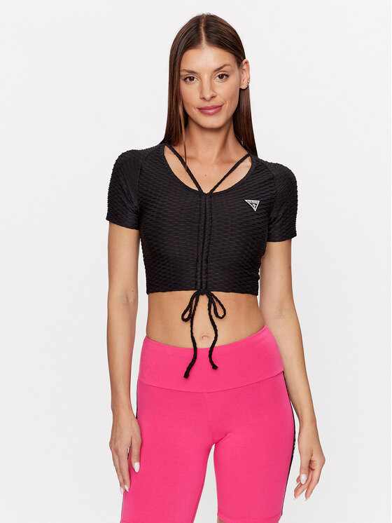 Guess Блуза Delma V3GP09 KBOA2 Черен Regular Fit за Жени цена