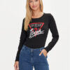 Guess Блуза Icon W4YI33 I3Z14 Черен Slim Fit за Жени цена