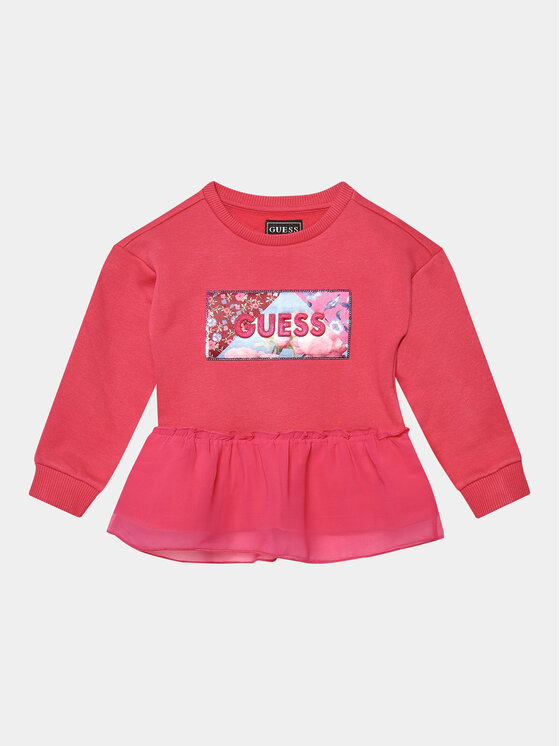 Guess Блуза K3BQ04 KAV34 Розов Regular Fit за Момичета цена