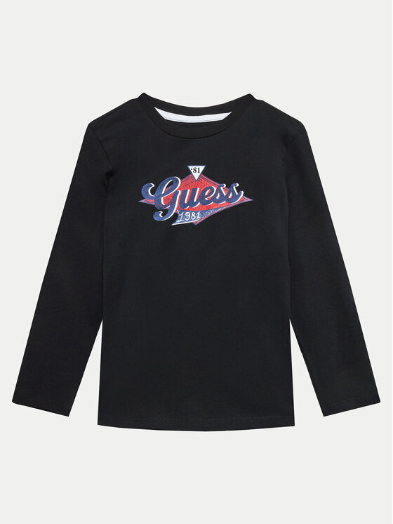 Guess Блуза L4BI15 I3Z14 Черен Regular Fit за Момчета цена