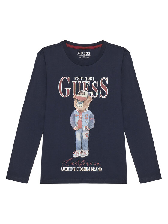 Guess Блуза L5YI30 K8HM4 Тъмносин Regular Fit за Момчета цена