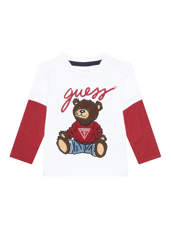 Guess Блуза N4BI08 I3Z14 Бял Regular Fit за Момчета цена