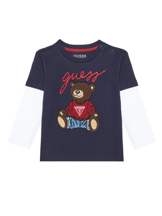 Guess Блуза N4BI08 I3Z14 Тъмносин Regular Fit за Момчета цена