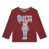 Guess Блуза N5YI23 K8HM4 Бордо Regular Fit цвят на ниска цена