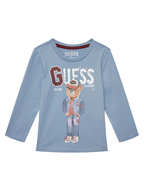 Guess Блуза N5YI23 K8HM4 Син Regular Fit за Бебета цена